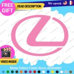 Fits Lexus Decals Stickers Vinyl Sport Racing Car Emblem Truck Race Class SUV - Image 19