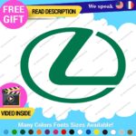 Fits Lexus Decals Stickers Vinyl Sport Racing Car Emblem Truck Race Class SUV - Image 25