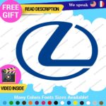 Fits Lexus Decals Stickers Vinyl Sport Racing Car Emblem Truck Race Class SUV - Image 24