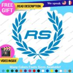 Fits Audi Ring Wreath Decals Stickers Vinyl Quattro Sport Racing Line  Wheel - Image 13