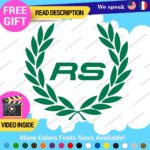 Fits Audi Ring Wreath Decals Stickers Vinyl Quattro Sport Racing Line  Wheel - Image 15