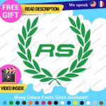 Fits Audi Ring Wreath Decals Stickers Vinyl Quattro Sport Racing Line  Wheel - Image 16