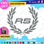 Fits Audi Ring Wreath Decals Stickers Vinyl Quattro Sport Racing Line  Wheel - Image 18