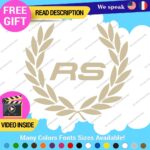 Fits Audi Ring Wreath Decals Stickers Vinyl Quattro Sport Racing Line  Wheel - Image 20