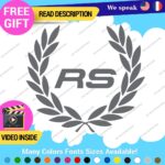 Fits Audi Ring Wreath Decals Stickers Vinyl Quattro Sport Racing Line  Wheel - Image 21