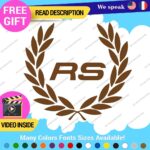 Fits Audi Ring Wreath Decals Stickers Vinyl Quattro Sport Racing Line  Wheel - Image 23