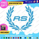 Fits Audi Ring Wreath Decals Stickers Vinyl Quattro Sport Racing Line  Wheel - Image 24