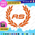 Fits Audi Ring Wreath Decals Stickers Vinyl Quattro Sport Racing Line  Wheel - Image 7