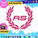 Fits Audi Ring Wreath Decals Stickers Vinyl Quattro Sport Racing Line  Wheel - Image 8