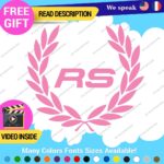 Fits Audi Ring Wreath Decals Stickers Vinyl Quattro Sport Racing Line  Wheel - Image 9