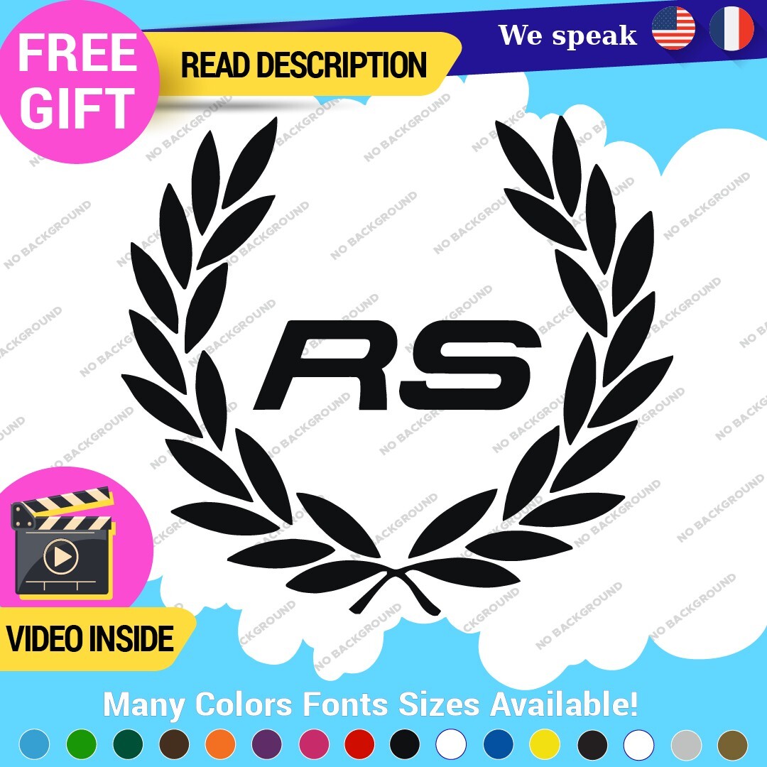 Fits Audi Ring Wreath Decals Stickers Vinyl Quattro Sport Racing Line Wheel 297353876536 Fits Audi Ring Wreath Decals Stickers Vinyl Quattro Sport Racing Line Wheel - Image 1