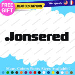 Fits Jonsered Chainsaw Decal Sticker Vinyl Champ Saw Chain Wood Gas Oil Tool Kit - Image 6