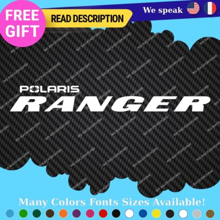 Fits Polaris Ranger Sticker Decal Vinyl Racing Assault Indy Axys Snowmobile Old