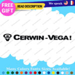Fits Cerwin Vega Audio Speaker Decals Stickers Vinyl D9 LS-12 VS100 Bass Sound l - Image 4