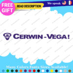 Fits Cerwin Vega Audio Speaker Decals Stickers Vinyl D9 LS-12 VS100 Bass Sound l - Image 8