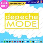 Fits Depeche Mode Decals Stickers Vinyl Band Group Violator DM Silence Rock - Image 5