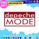 Fits Depeche Mode Decals Stickers Vinyl Band Group Violator DM Silence Rock - Image 6