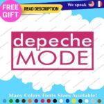 Fits Depeche Mode Decals Stickers Vinyl Band Group Violator DM Silence Rock - Image 8