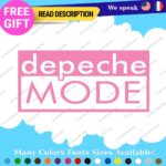 Fits Depeche Mode Decals Stickers Vinyl Band Group Violator DM Silence Rock - Image 9