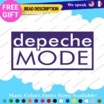 Fits Depeche Mode Decals Stickers Vinyl Band Group Violator DM Silence Rock - Image 10