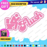 Flush Toilet Decal Sticker Vinyl Funny Tunning Turbo JDM Car Please Bathroom - Image 10