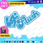 Flush Toilet Decal Sticker Vinyl Funny Tunning Turbo JDM Car Please Bathroom - Image 25
