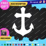 Christian Anchor Cross Decal Sticker Vinyl God Jesus Bless Bible Love Peace Lor - Image 13