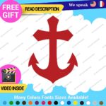 Christian Anchor Cross Decal Sticker Vinyl God Jesus Bless Bible Love Peace Lor - Image 4