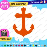 Christian Anchor Cross Decal Sticker Vinyl God Jesus Bless Bible Love Peace Lor - Image 5