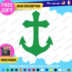 Christian Anchor Cross Decal Sticker Vinyl God Jesus Bless Bible Love Peace Lor - Image 9