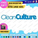 Fits Large Clean Culture Banner Stickers Decals Vinyl JDM Tuning Turbo Drift - Image 13