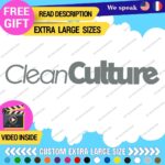 Fits Large Clean Culture Banner Stickers Decals Vinyl JDM Tuning Turbo Drift - Image 19