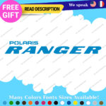 Fits Polaris Ranger  Sticker Decal Vinyl Racing Assault Indy Axys Snowmobile Old - Image 3