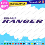 Fits Polaris Ranger  Sticker Decal Vinyl Racing Assault Indy Axys Snowmobile Old - Image 24