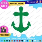 Christian Anchor Cross Decal Sticker Vinyl God Jesus Bless Bible Love Peace Lor - Image 21