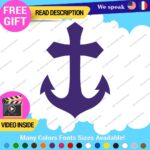 Christian Anchor Cross Decal Sticker Vinyl God Jesus Bless Bible Love Peace Lor - Image 16