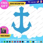 Christian Anchor Cross Decal Sticker Vinyl God Jesus Bless Bible Love Peace Lor - Image 25