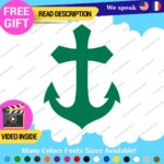 Christian Anchor Cross Decal Sticker Vinyl God Jesus Bless Bible Love Peace Lor - Image 20