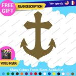 Christian Anchor Cross Decal Sticker Vinyl God Jesus Bless Bible Love Peace Lor - Image 24