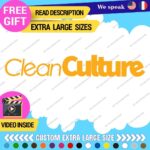 Fits Large Clean Culture Banner Stickers Decals Vinyl JDM Tuning Turbo Drift - Image 27