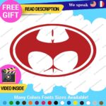 Buttman Oval Decals Stickers Vinyl Super Hero Bat Prank DC Comic Dark Knight As - Image 6