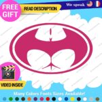 Buttman Oval Decals Stickers Vinyl Super Hero Bat Prank DC Comic Dark Knight As - Image 8
