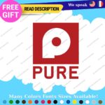 Fits Pure Turbo  Decals Stickers Vinyl Stage Cast Turbine Turbocharger Water Oil