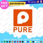 Fits Pure Turbo  Decals Stickers Vinyl Stage Cast Turbine Turbocharger Water Oil - Image 3