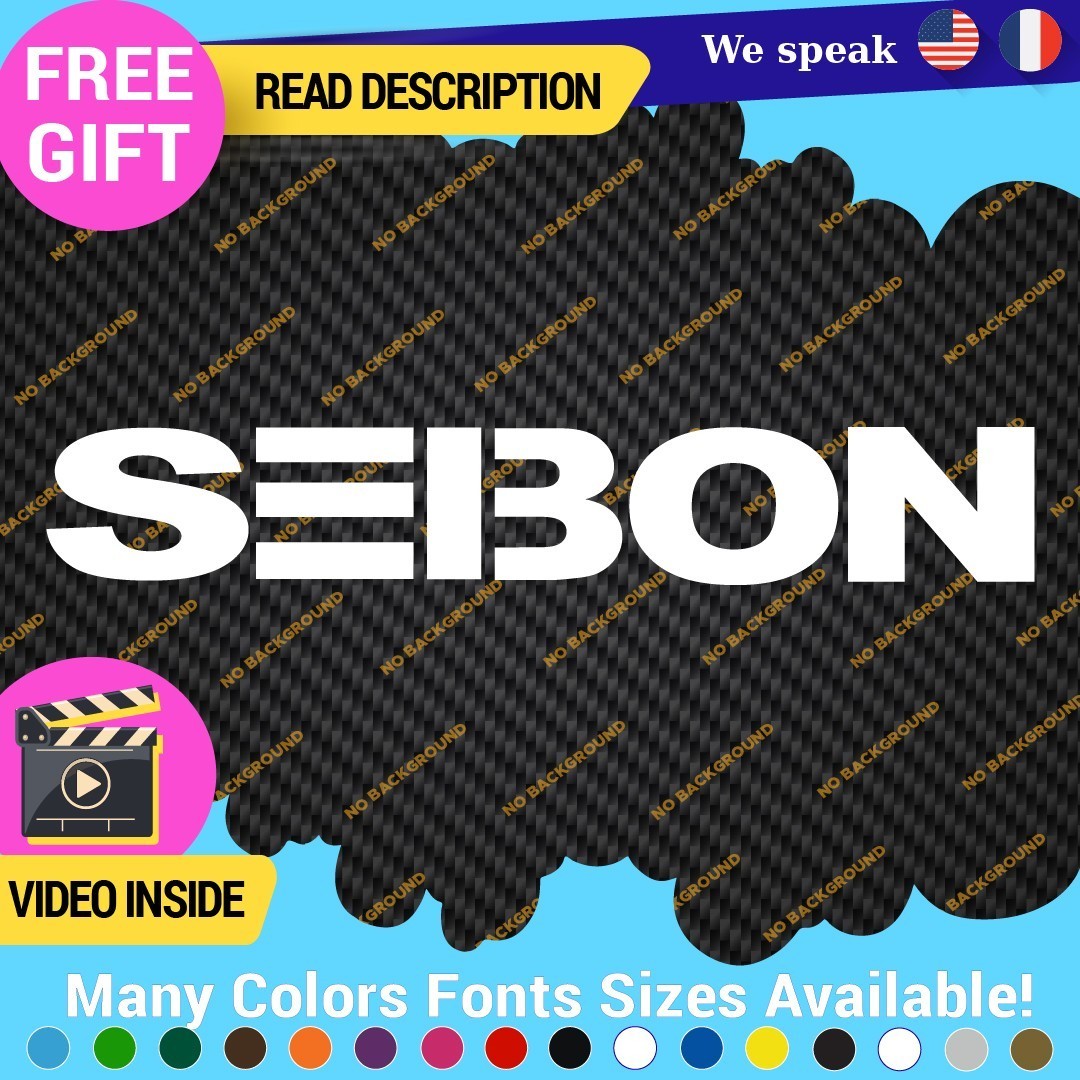 Fits Sebon Carbon Stickers Decal Vinyl JDM Kit Hood Bumper Spoiler Fender Door 297556758766 Fits Sebon Carbon Stickers Decal Vinyl JDM Kit Hood Bumper Spoiler Fender Door - Image 1