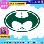 Buttman Oval Decals Stickers Vinyl Super Hero Bat Prank DC Comic Dark Knight As - Image 26