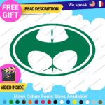Buttman Oval Decals Stickers Vinyl Super Hero Bat Prank DC Comic Dark Knight As - Image 16
