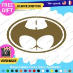 Buttman Oval Decals Stickers Vinyl Super Hero Bat Prank DC Comic Dark Knight As - Image 23