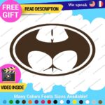 Buttman Oval Decals Stickers Vinyl Super Hero Bat Prank DC Comic Dark Knight As - Image 20