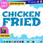 Chicken Fried Decals Stickers Vinyl Animal Chinese Cook Food - Image 3